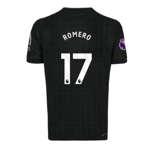 Tottenham Hotspur Cristian Romero #17 Maglia Gara Trasferta Repliche 2025-26 Maniche Corte Tottenham Hotspur Cristian Romero #17 Maglia Gara Trasferta Repliche 2025-26 Maniche Corte